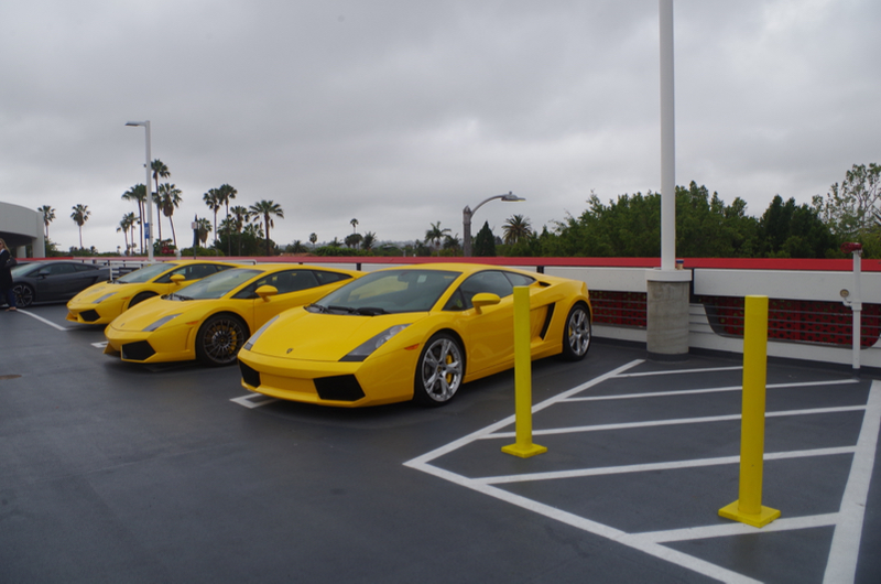 Illustration for article titled Supercars Took Over A Garage To Welcome The $1.9 Million Lamborghini Centenario